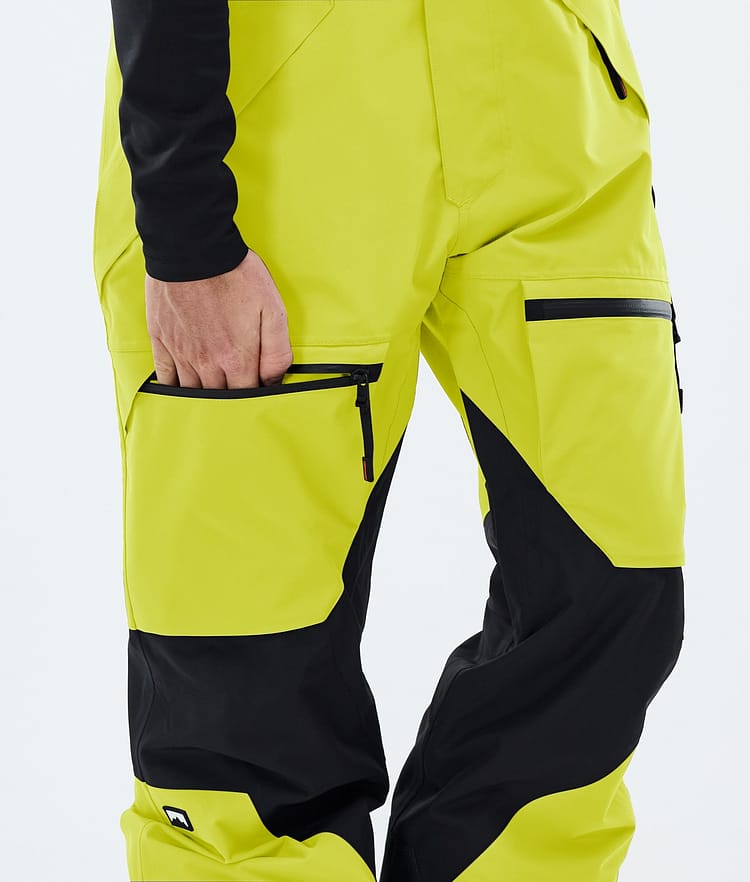 Montec Arch Spodnie Narciarskie Mężczyźni Bright Yellow/Black, Zdjęcie 6 z 6