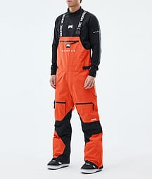 Montec Arch Pantaloni Snowboard Uomo Orange/Black