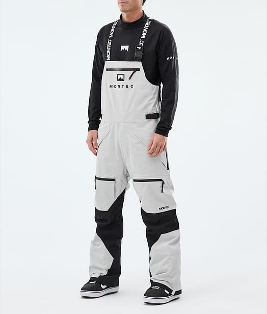 Montec Arch Pantalon de Snowboard Homme Light Grey/Black
