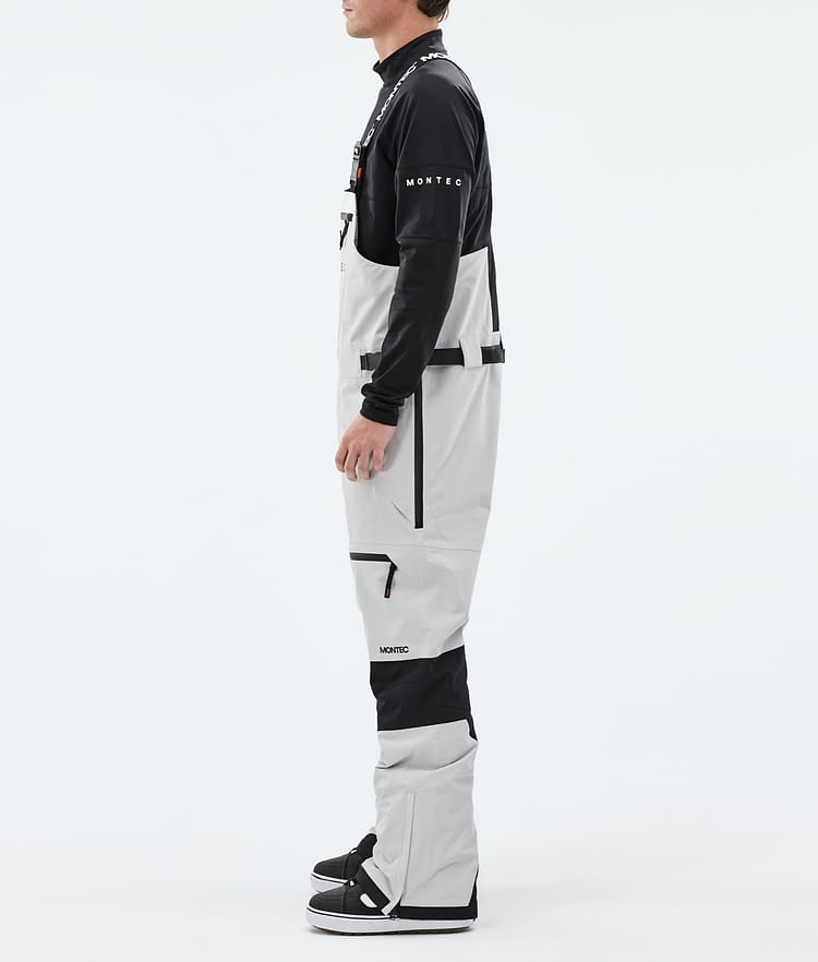 Montec Arch Pantaloni Snowboard Uomo Light Grey/Black, Image 2 of 6
