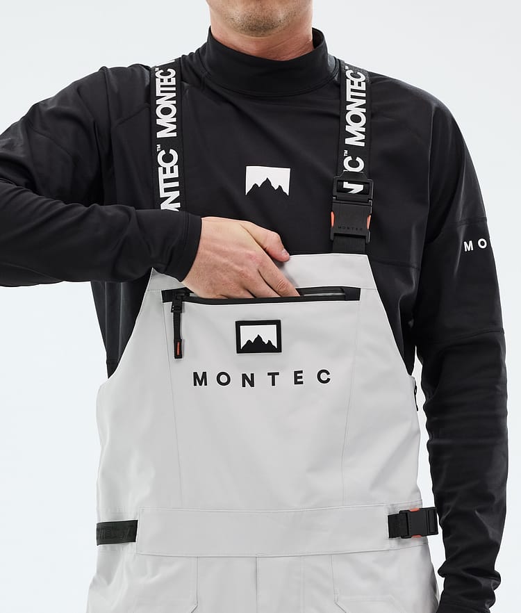 Montec Arch Skihose Herren Light Grey/Black, Image 5 of 6