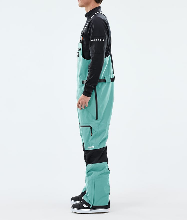Montec Arch Snowboard Pants Men Turquoise/Black, Image 2 of 6