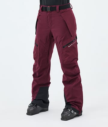 Montec Apoc W Lyžařské Kalhoty Burgundy