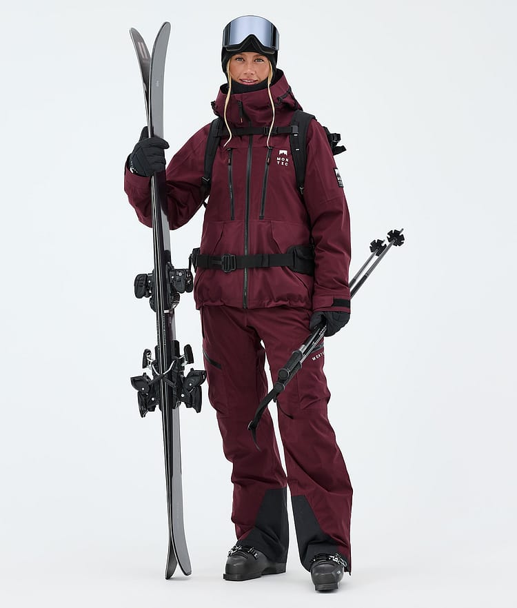 Montec Apoc W Ski Pants Women Burgundy, Image 2 of 6