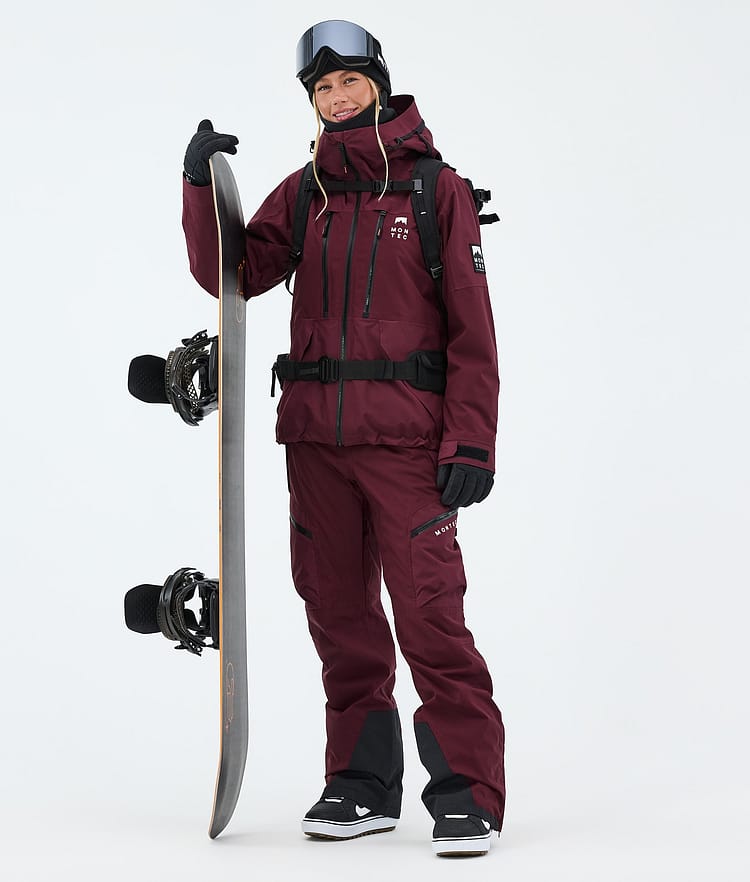 Montec Apoc W Snowboard Pants Women Burgundy, Image 2 of 6