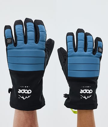 Dope Ace Ski Gloves Blue Steel