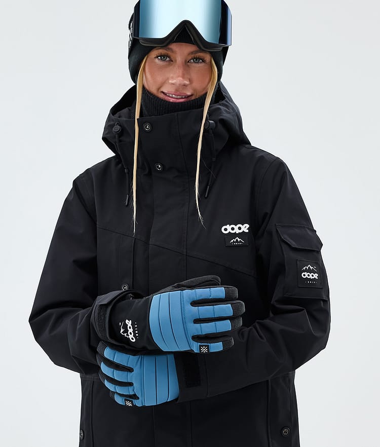 Dope Ace Ski Gloves Blue Steel, Image 3 of 4