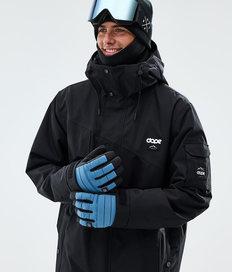 Dope Ace Ski Gloves Blue Steel, Image 4 of 4