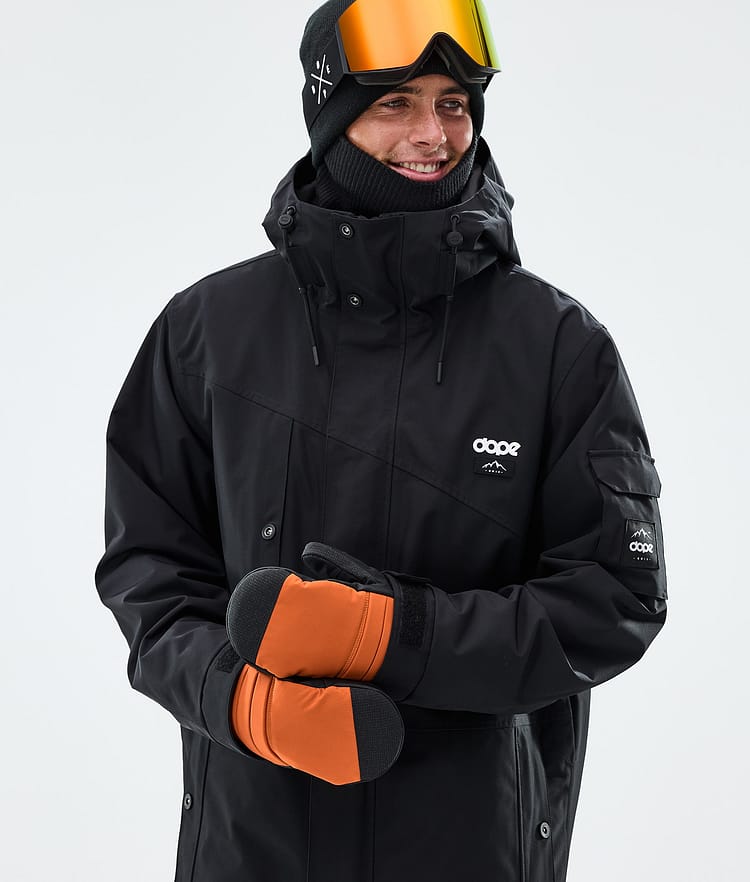 Dope Ace Snow Mittens Burned Orange, Image 4 of 4