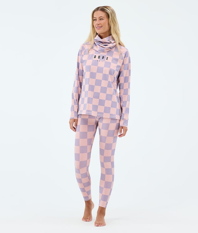 Dope Snuggle W Basislaag Top Dames MMIX Squares, Image 3 of 7