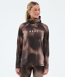 Dope Snuggle W Base Layer Top Women MMIX Brown Tiedye