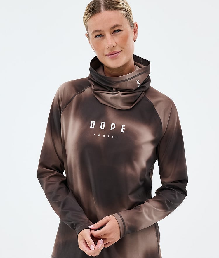 Dope Snuggle W Maglia Termica Donna MMIX Brown Tiedye, Image 2 of 7