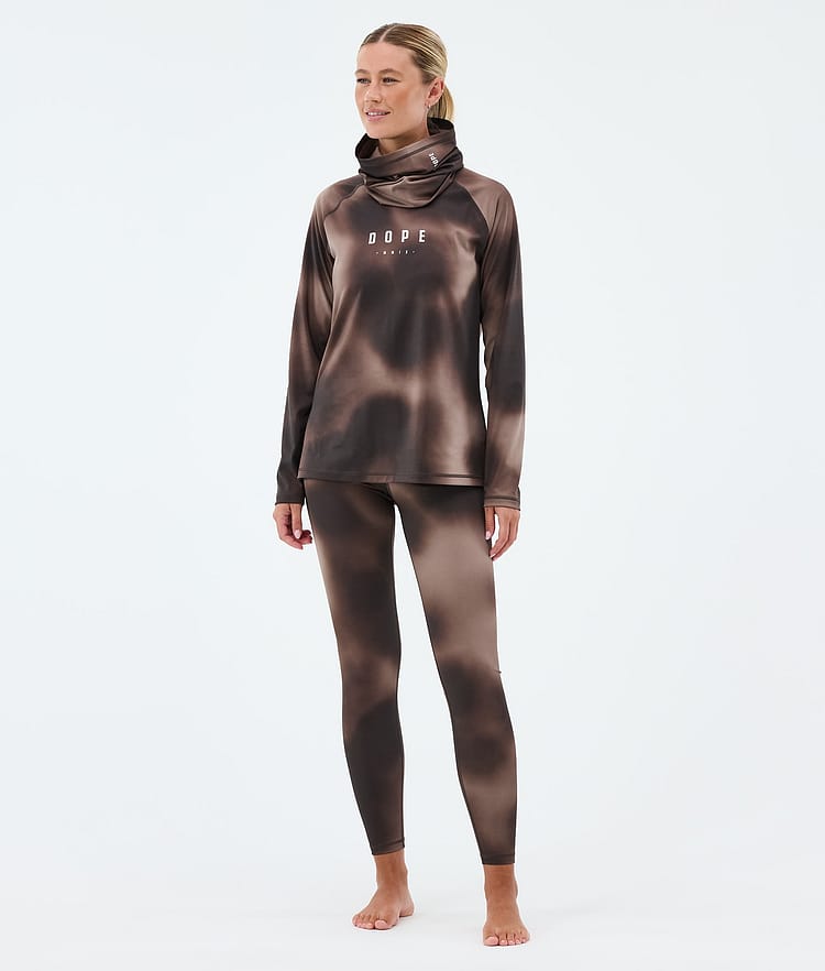 Dope Snuggle W Maglia Termica Donna MMIX Brown Tiedye, Image 3 of 7