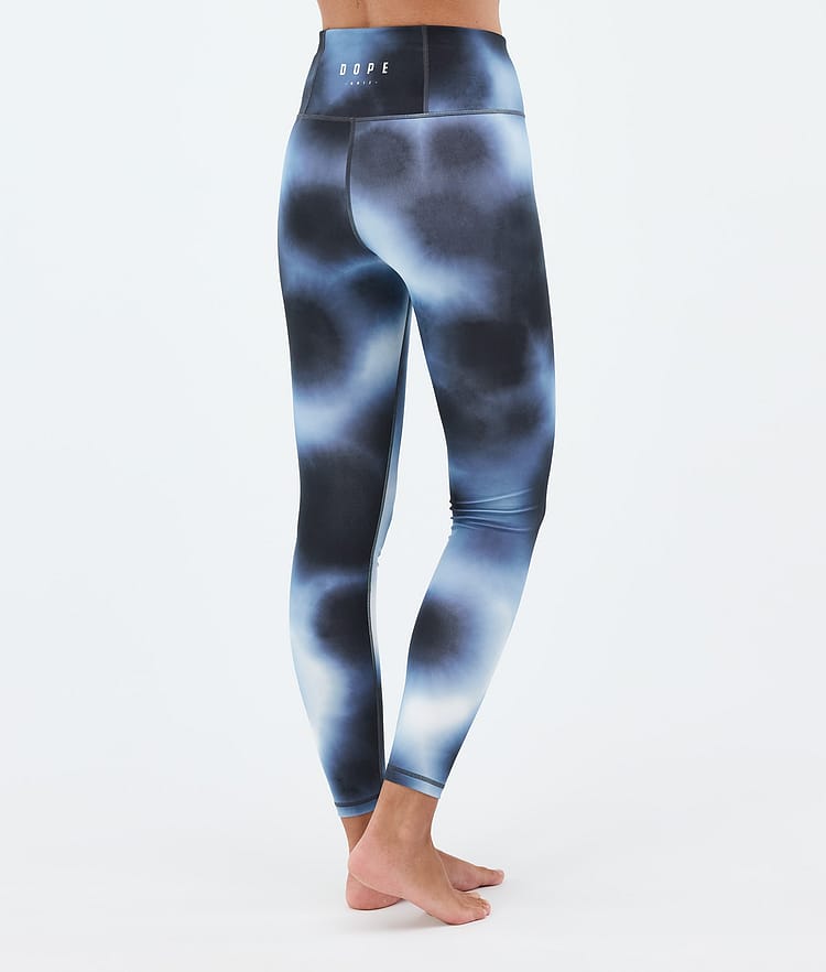 Dope Snuggle W Base Layer Pant Women MMIX Dark Blue Tiedye, Image 2 of 7
