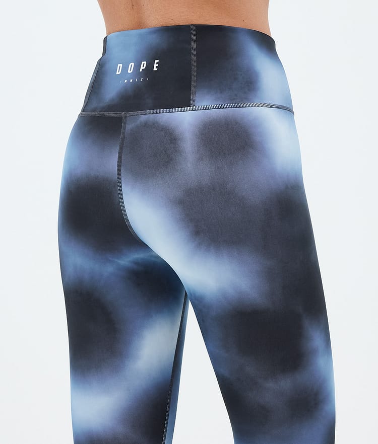 Dope Snuggle W Base Layer Pant Women MMIX Dark Blue Tiedye, Image 6 of 7