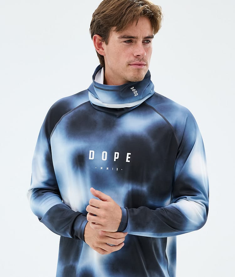 Dope Snuggle Basislaag Top Heren MMIX Dark Blue Tiedye, Image 2 of 7