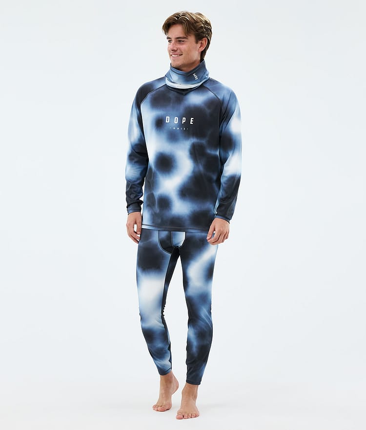Dope Snuggle Basislaag Top Heren MMIX Dark Blue Tiedye, Image 3 of 7