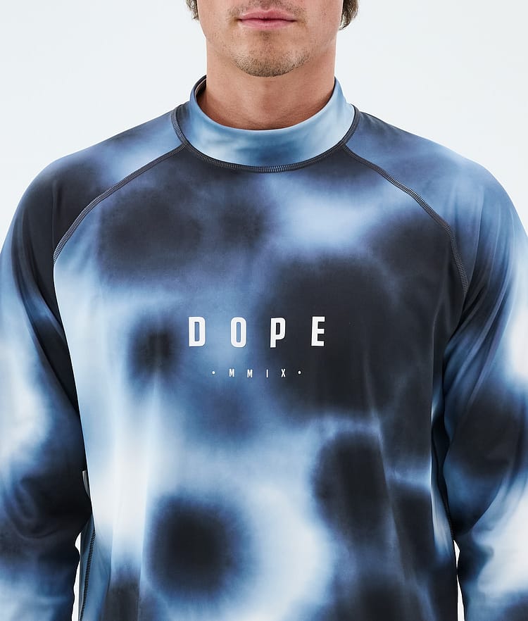 Dope Snuggle Basislaag Top Heren MMIX Dark Blue Tiedye, Image 6 of 7