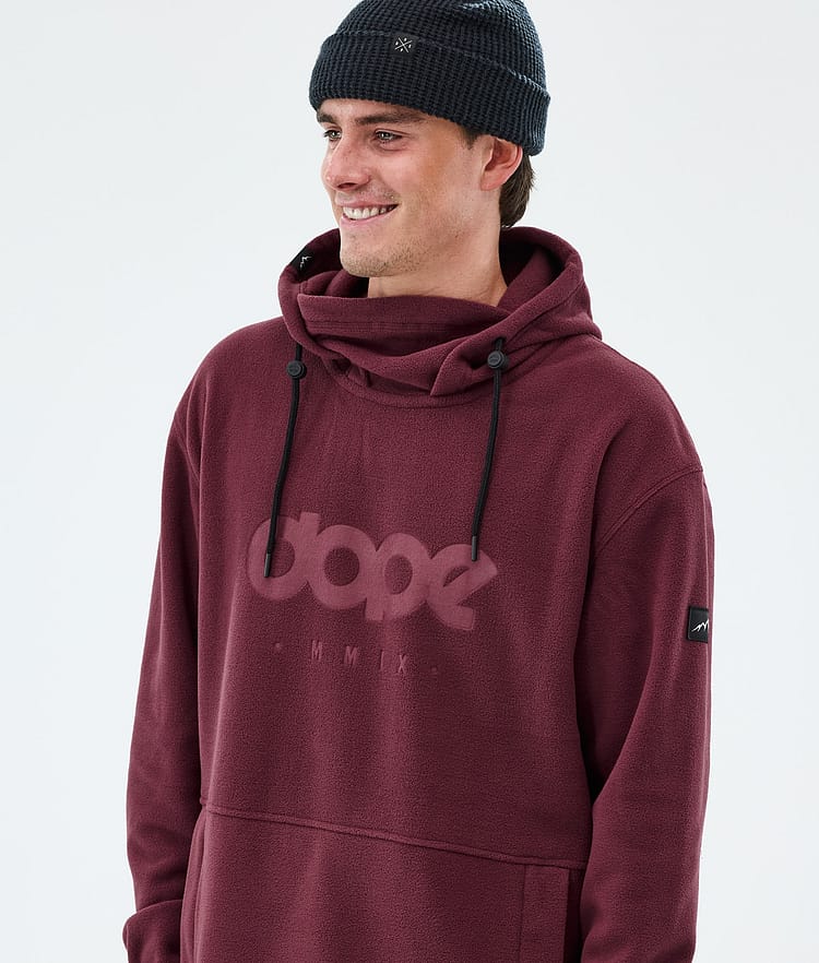 Dope Cozy II Fleece Hoodie Men Burgundy, Image 2 of 7