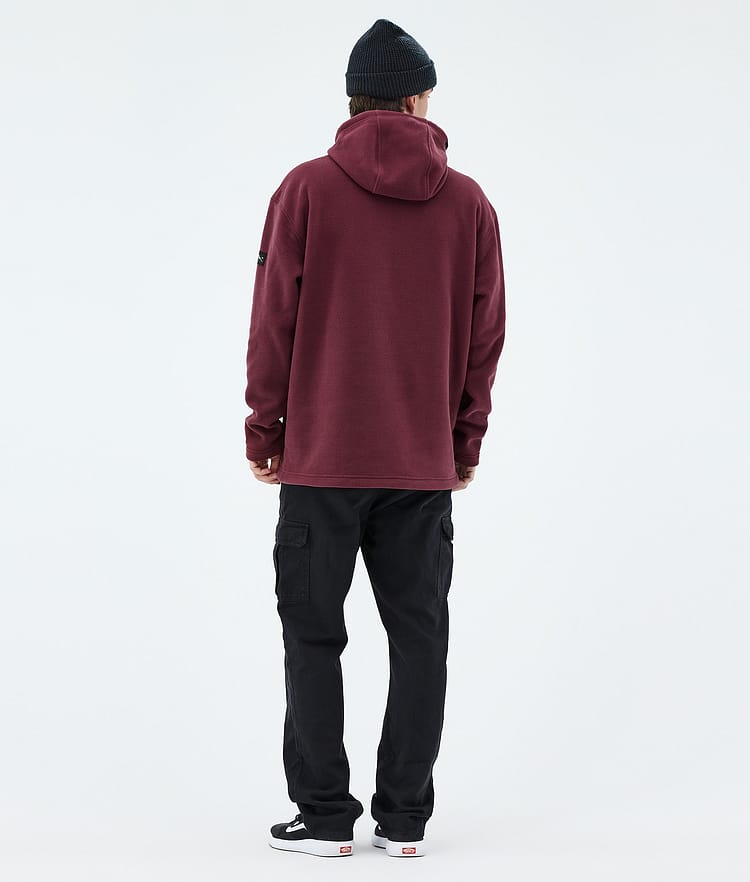 Dope Cozy II Fleece Hoodie Men Burgundy, Image 4 of 7