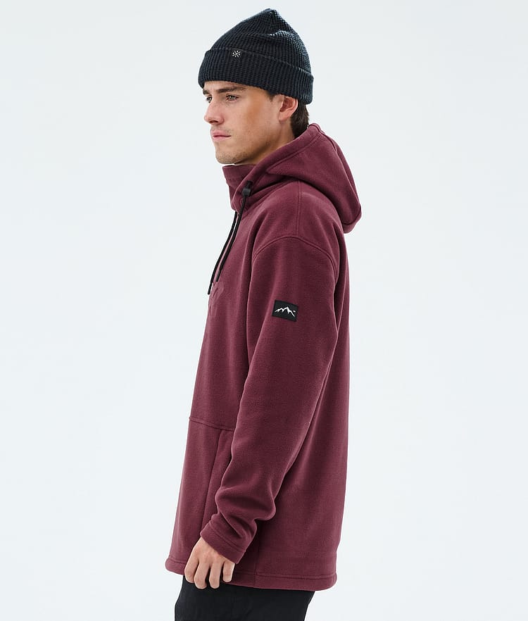 Dope Cozy II Fleece Hoodie Men Burgundy, Image 5 of 7
