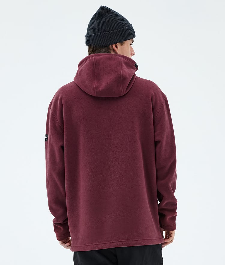 Dope Cozy II Fleece Hoodie Men Burgundy, Image 6 of 7
