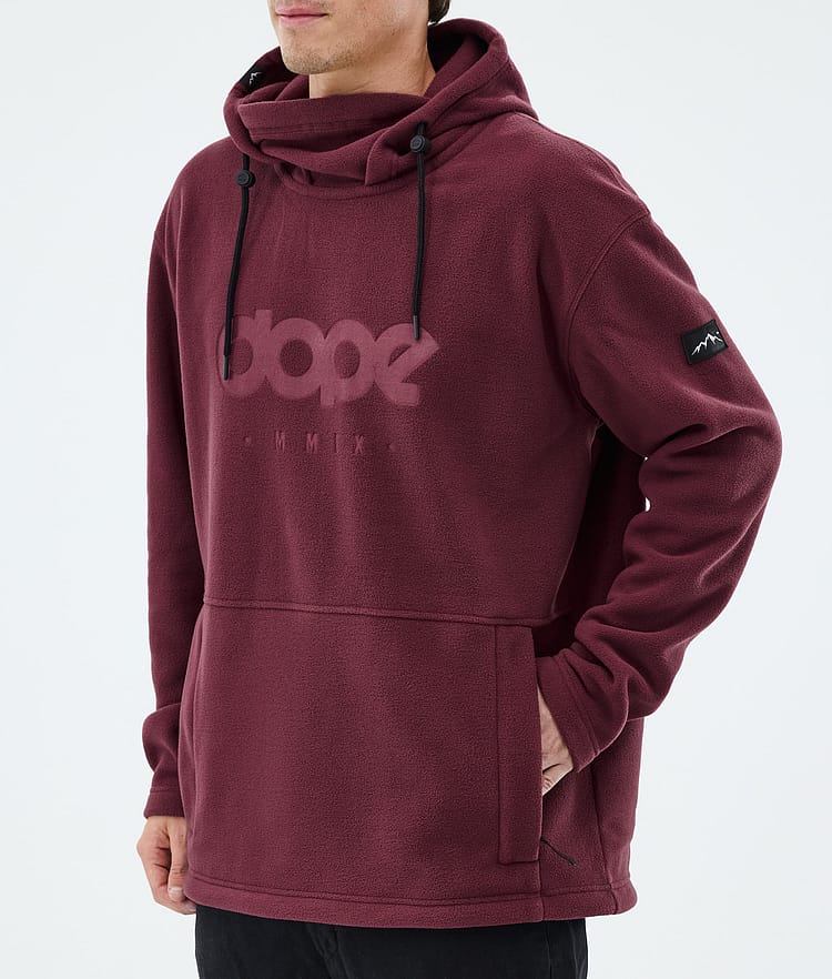 Dope Cozy II Fleece Hoodie Men Burgundy, Image 7 of 7