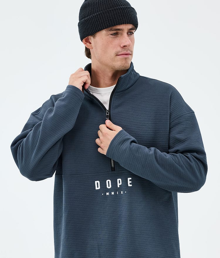 Dope Comfee Midlayer Pullover Herren Metal Blue, Image 2 of 5