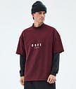 Dope Forge Midlayer T-shirt Heren Burgundy