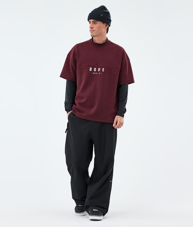Dope Forge Midlayer T-shirt Heren Burgundy, Image 4 of 6
