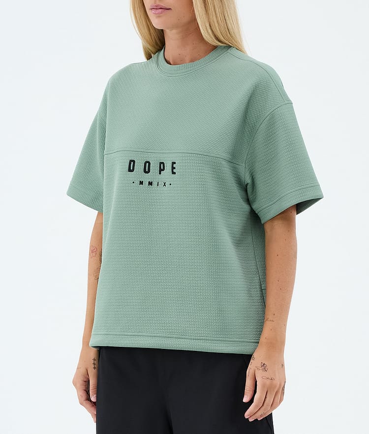 Dope Forge W T-shirt Midlayer Femme Faded Green, Image 2 of 6