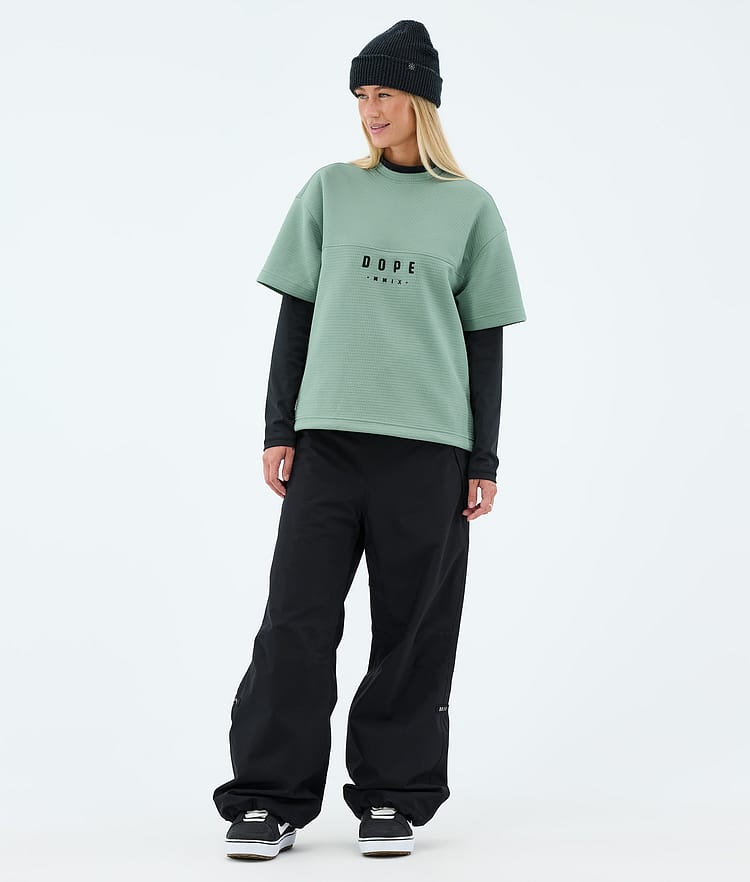 Dope Forge W T-shirt Midlayer Femme Faded Green, Image 4 of 6