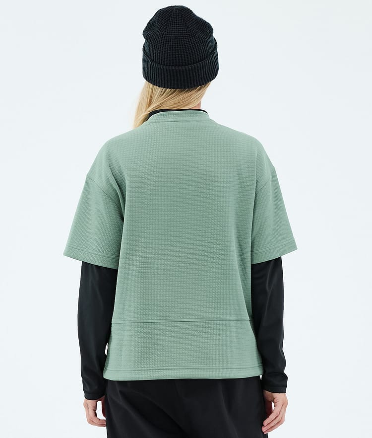 Dope Forge W T-shirt Midlayer Femme Faded Green, Image 6 of 6