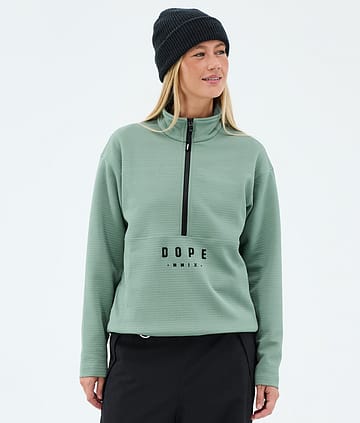 Dope Comfee W Midlayer Sweater Faded Green