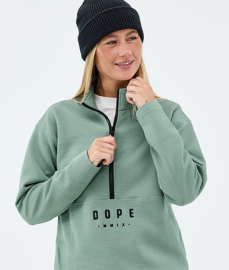 Dope Comfee W Sudadera Capa Intermedia Mujer Faded Green, Image 2 of 5