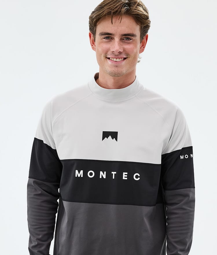 Montec Alpha Base Layer Top Men Light Grey/Black/Phantom, Image 2 of 5