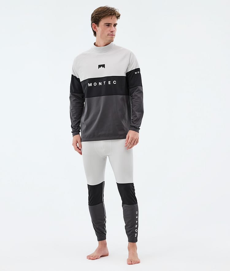 Montec Alpha Base Layer Top Men Light Grey/Black/Phantom, Image 3 of 5