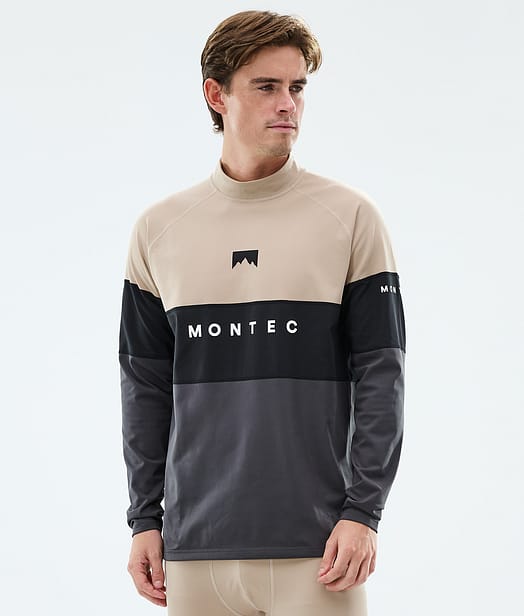 Montec Alpha Basislaag Top Heren Sand/Black/Phantom