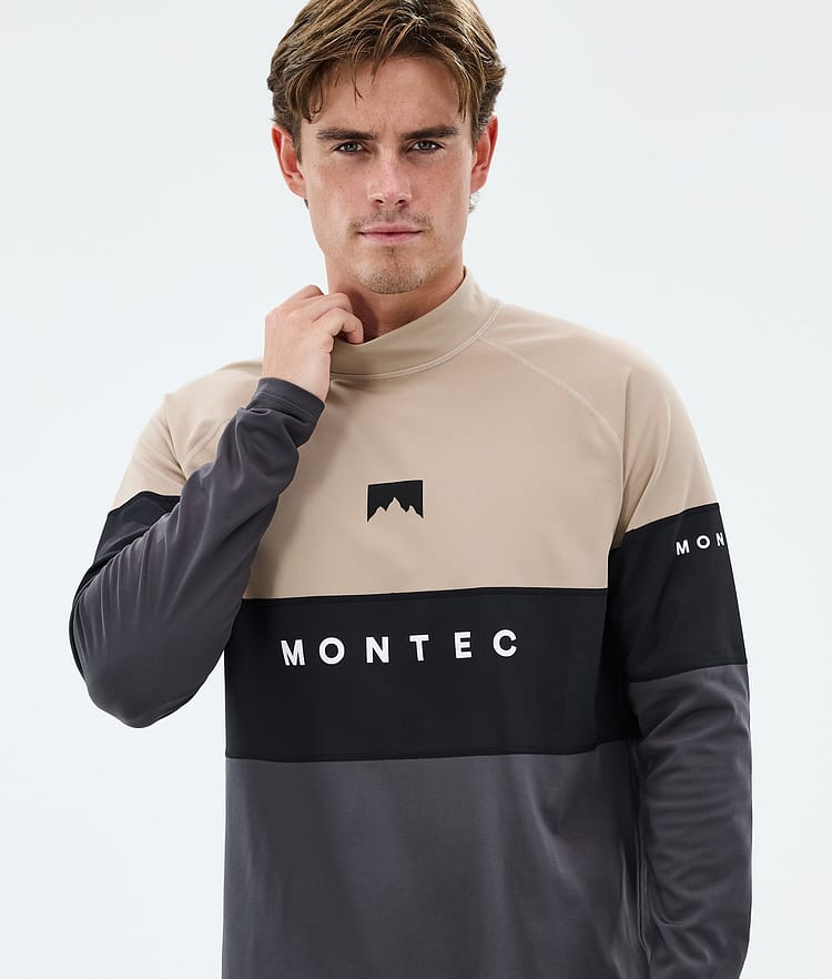 Montec Alpha Baselayer top Herre Sand/Black/Phantom, Image 2 of 5