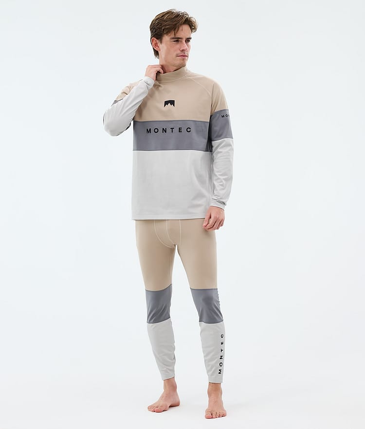 Montec Alpha Base Layer Pant Men Sand/Light Pearl/Light Grey, Image 3 of 7