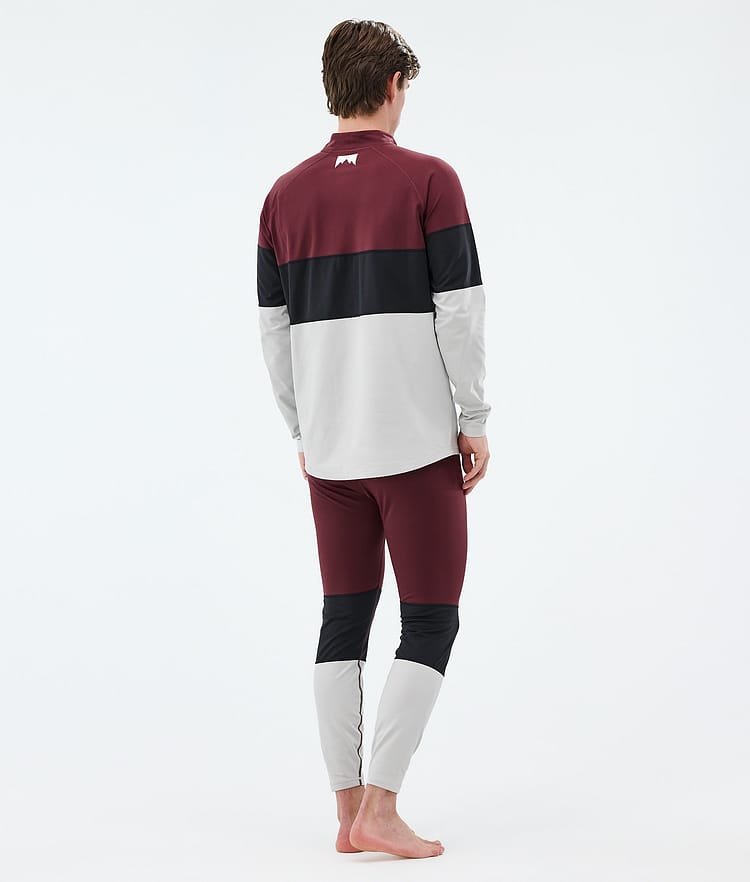 Montec Alpha Base Layer Pant Men Burgundy/Black/Light Grey, Image 4 of 7
