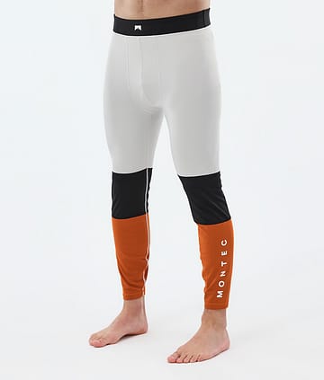 Montec Alpha Base Layer Pant Light Grey/Black/Burned Orange