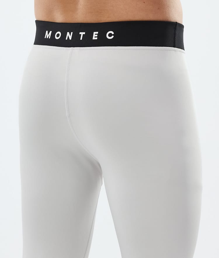 Montec Alpha Baselayer tights Herre Light Grey/Black/Burned Orange, Image 6 of 7
