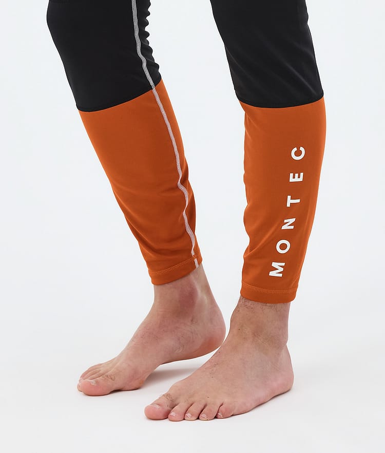 Montec Alpha Baselayer tights Herre Light Grey/Black/Burned Orange, Image 7 of 7