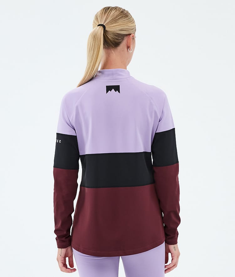 Montec Alpha W Baselayer top Dame Faded Violet/Black/Burgundy, Image 5 of 5