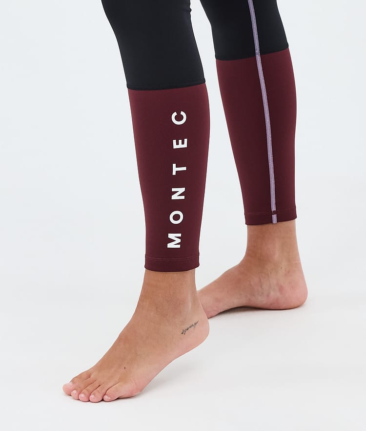 Montec Alpha W Basislaag Broek Dames Faded Violet/Black/Burgundy, Image 7 of 7