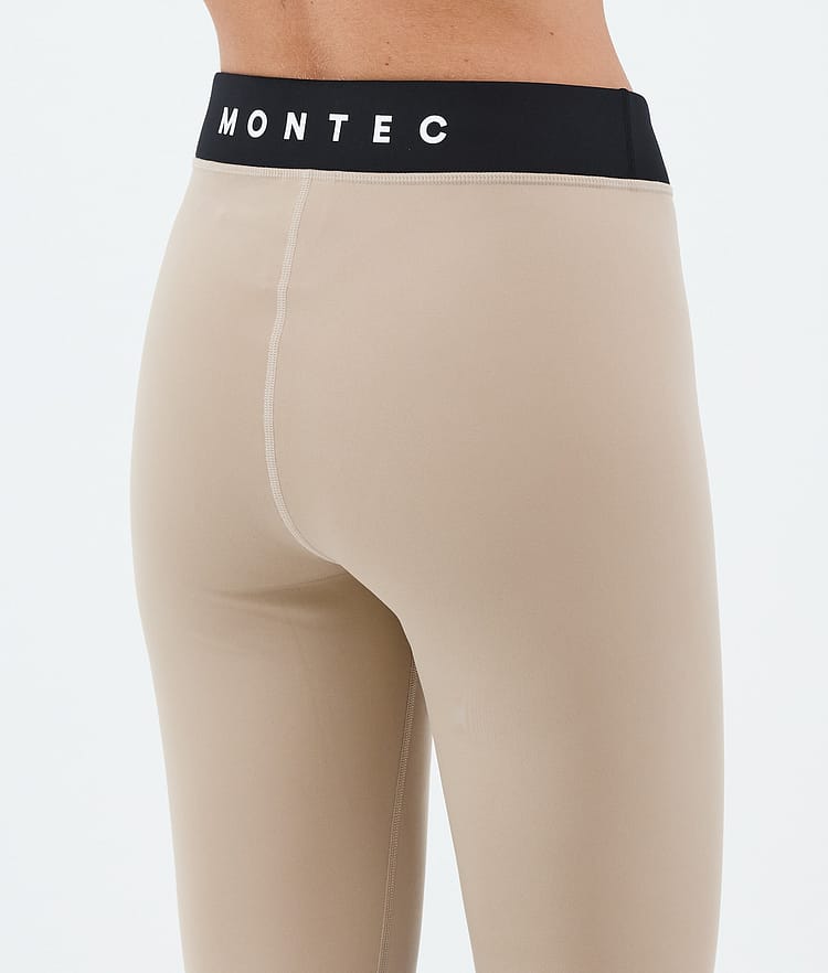 Montec Alpha W Base Layer Pant Women Sand/Black/Burgundy, Image 6 of 7
