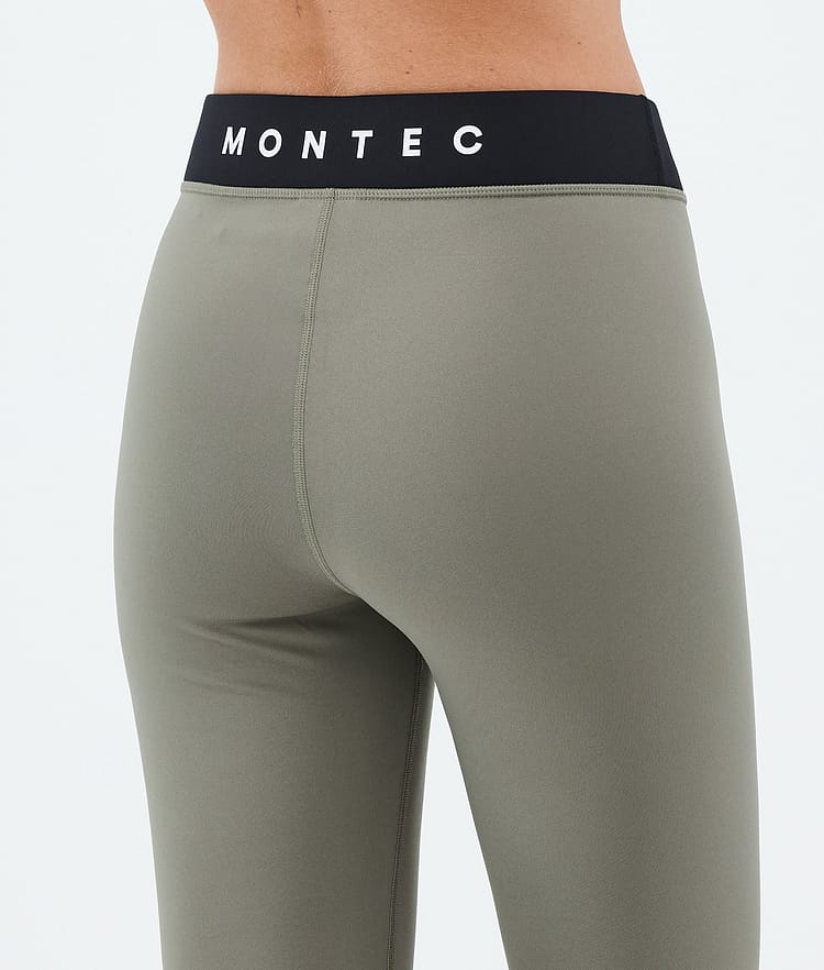Montec Alpha W Basislaag Broek Dames Greenish/Black/Soft Pink, Image 6 of 7