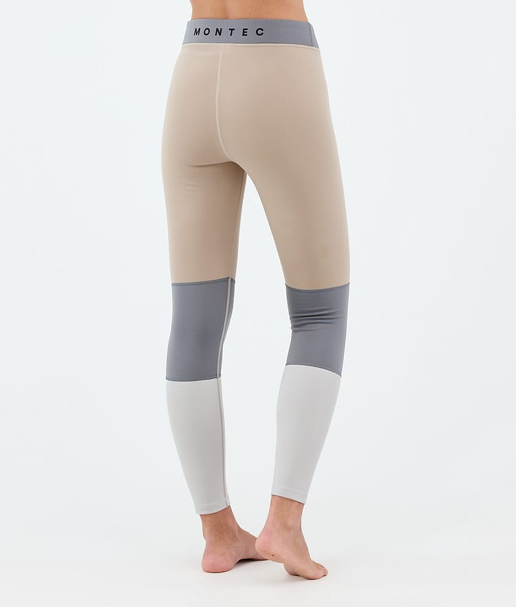 Montec Alpha W Base Layer Pant Women Sand/Light Pearl/Light Grey, Image 2 of 7