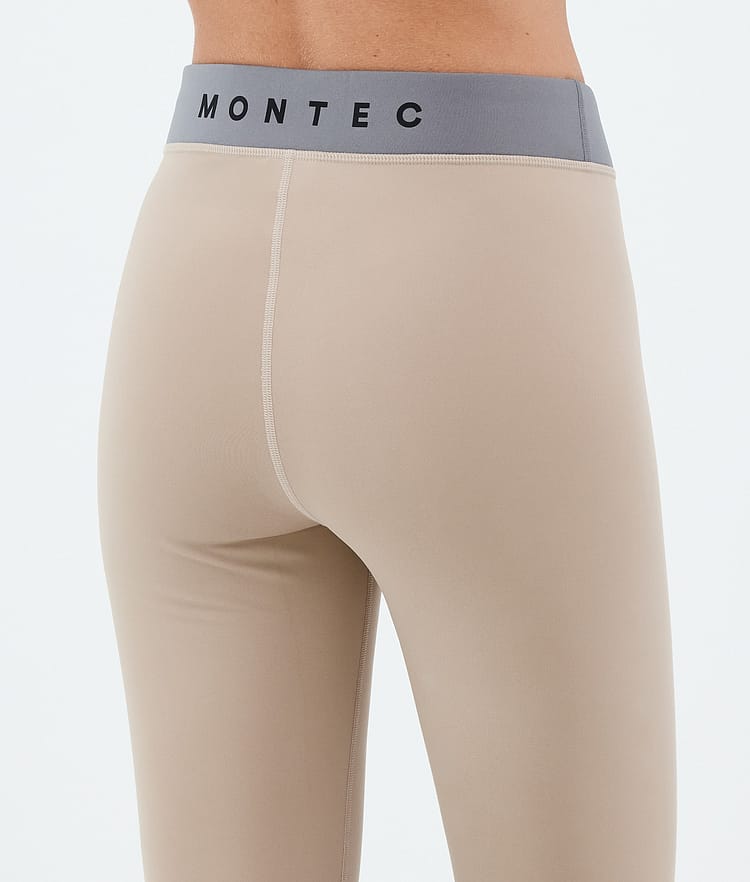 Montec Alpha W Base Layer Pant Women Sand/Light Pearl/Light Grey, Image 6 of 7